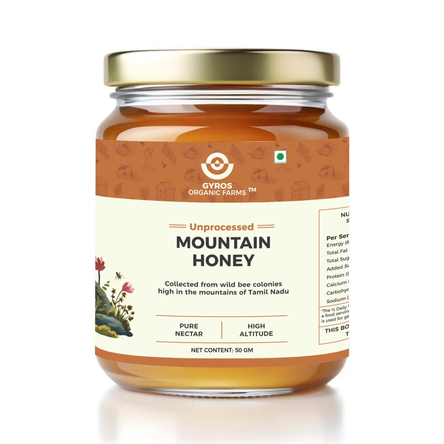 Gyros Mountain Honey – Wild, Raw, Unheated & Harvested from High-Altitude Forests