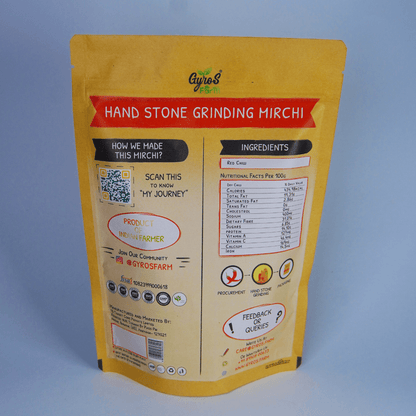 Mirchi Powder (Lal Mirch)  | Naturally Processed | 100% Natural | Sourced From Guntur | Made with Sun-Dried Chilies