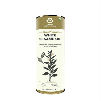 Stone Cold Pressed White Sesame Oil | 100% Natural | Unfiltered | Packed With Nutrition