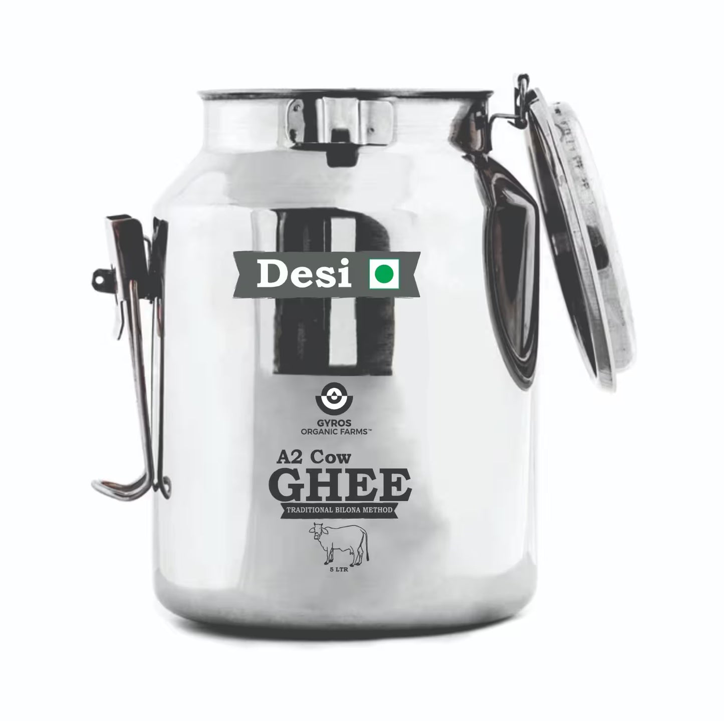 A2 Desi Cow Ghee | Bilona Churned | From Grass-Fed Desi Cows | Made in VILLAGE (From Free Roaming Cows), Not Gaushala