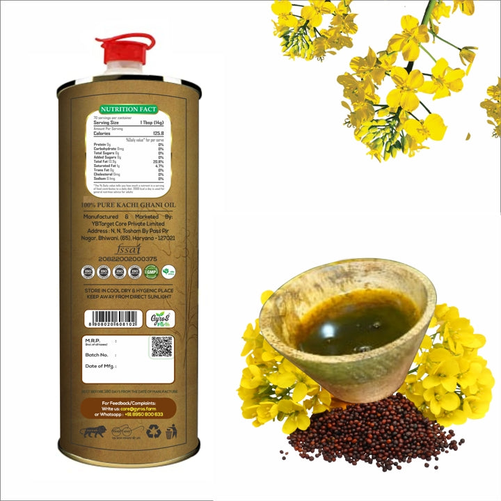 Stone Cold Pressed Black Mustard and Sesame Oil Combo | 2L + 2L | zero Adulteration | Sieve Filtered