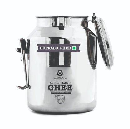 A2 Desi Buffalo Ghee | Traditional Bilona Method | From Grass-Fed Desi Buffalo | Made in VILLAGE