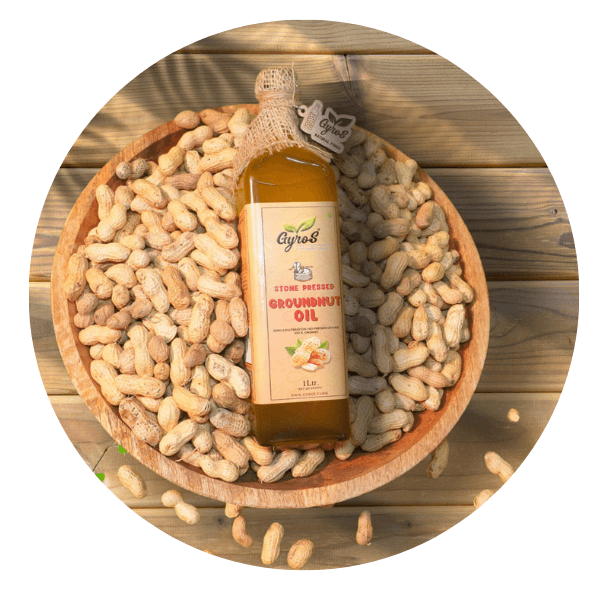 Gyros Farm organic cold pressed ground nut oil