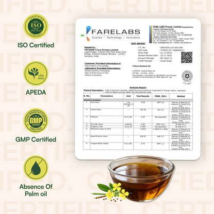 Stone Cold Pressed Yellow Mustard Oil