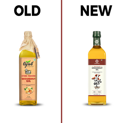 Stone Cold Pressed Groundnut Oil | 100% Pure | Made From High Quality Organic Peanuts