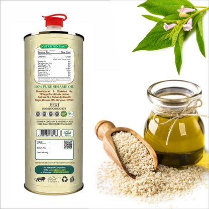 Stone Cold Pressed Black Mustard and Sesame Oil Combo | 2L + 2L | zero Adulteration | Sieve Filtered