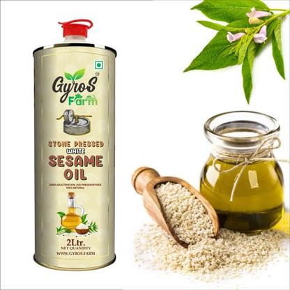 Stone Cold Pressed Black Mustard and Sesame Oil Combo | 2L + 2L | zero Adulteration | Sieve Filtered