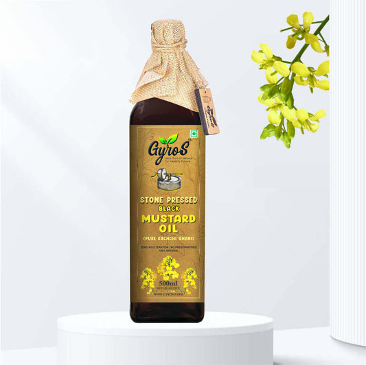 Stone Cold Pressed Black Mustard Oil | 100% Pure | Made From Native Seeds | Zero Preservatives